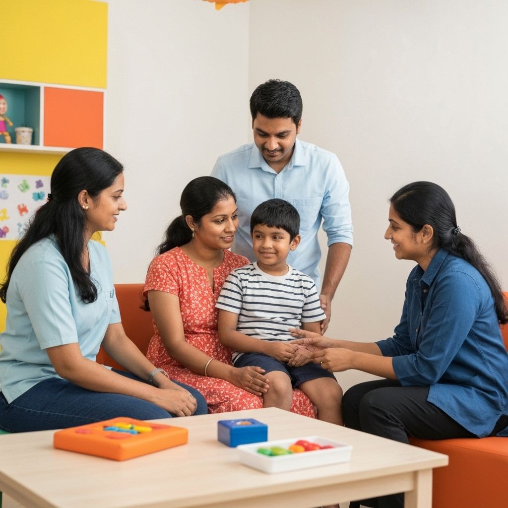 Indian family with developmental disabilities support